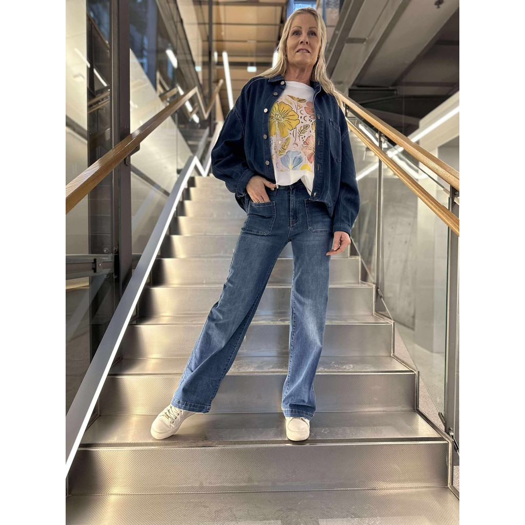 Jeans Moa Flare pocket
